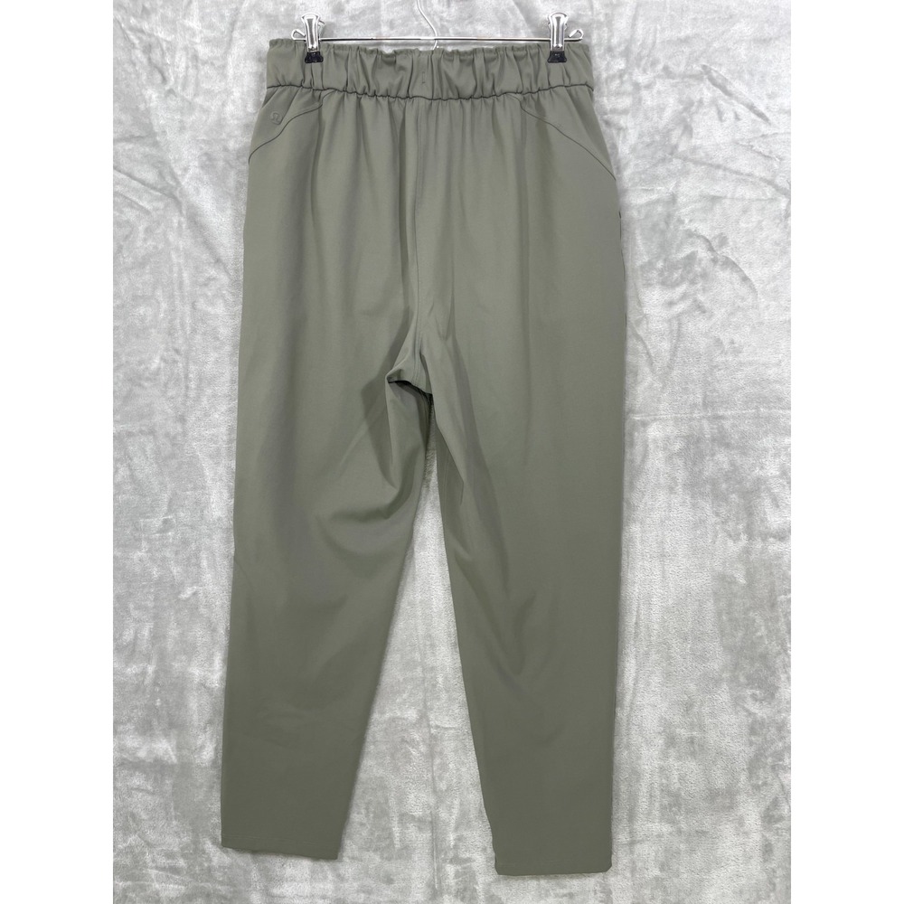 Lululemon Women's Keep Moving Pants Size 8 Olive Green High-Rise Stretch LW5DCFS - Picture 2 of 10